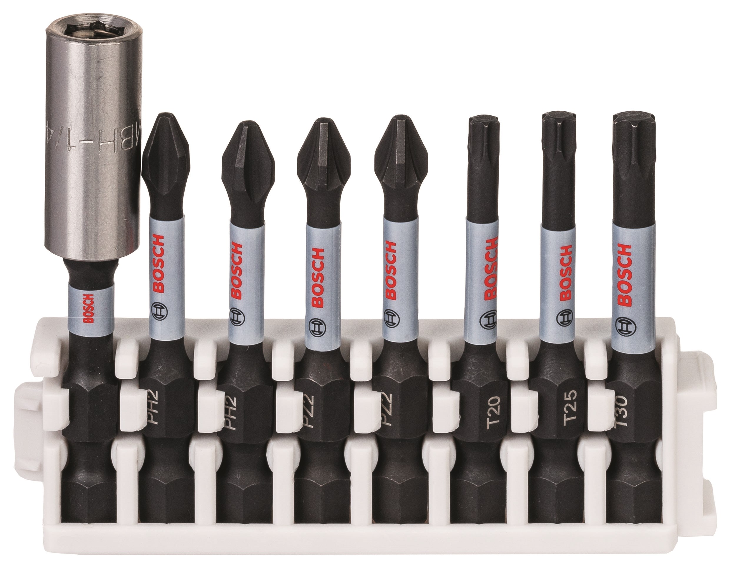 Bosch Bitssæt Impact Ph-pz-tx 50mm Sthold 8st - Bohrer Bits 2608522326
