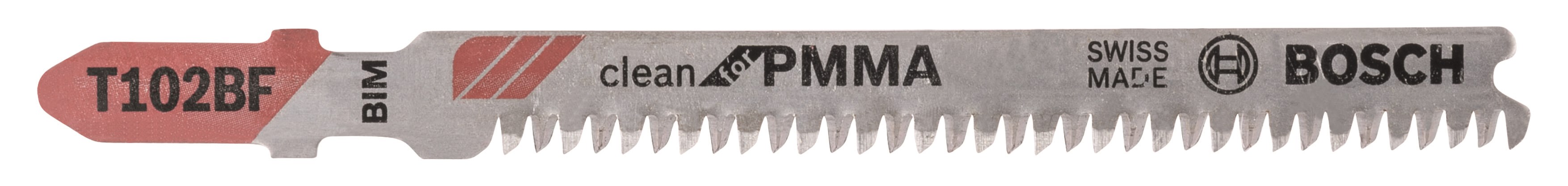 Bosch Stiksavklinge T102bf Clean Pmma 5 Stk - Stichsaegen