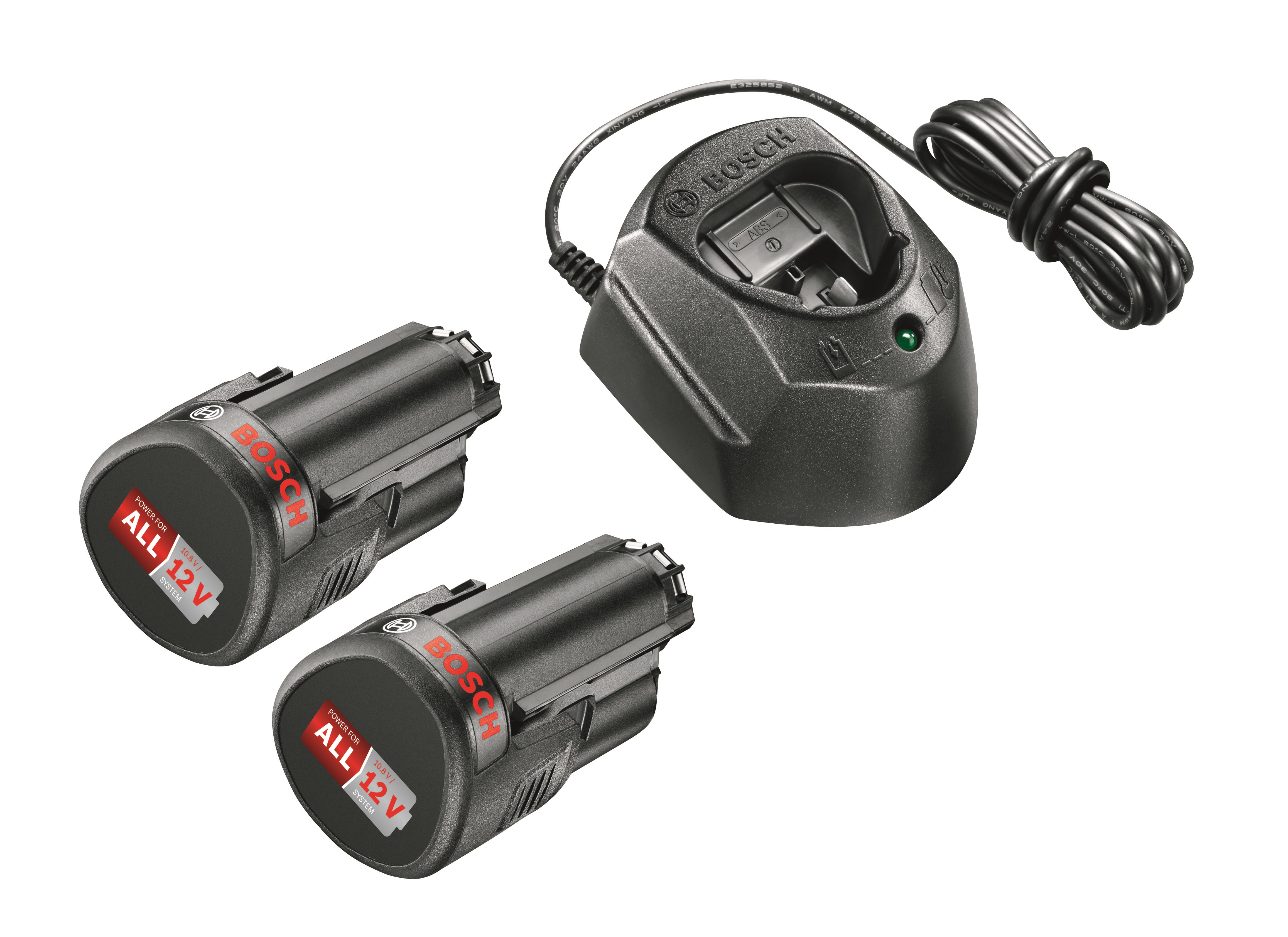 Bosch Batterisæt 12v 2x1.5ah M/gal12 Lader - Haus Garten