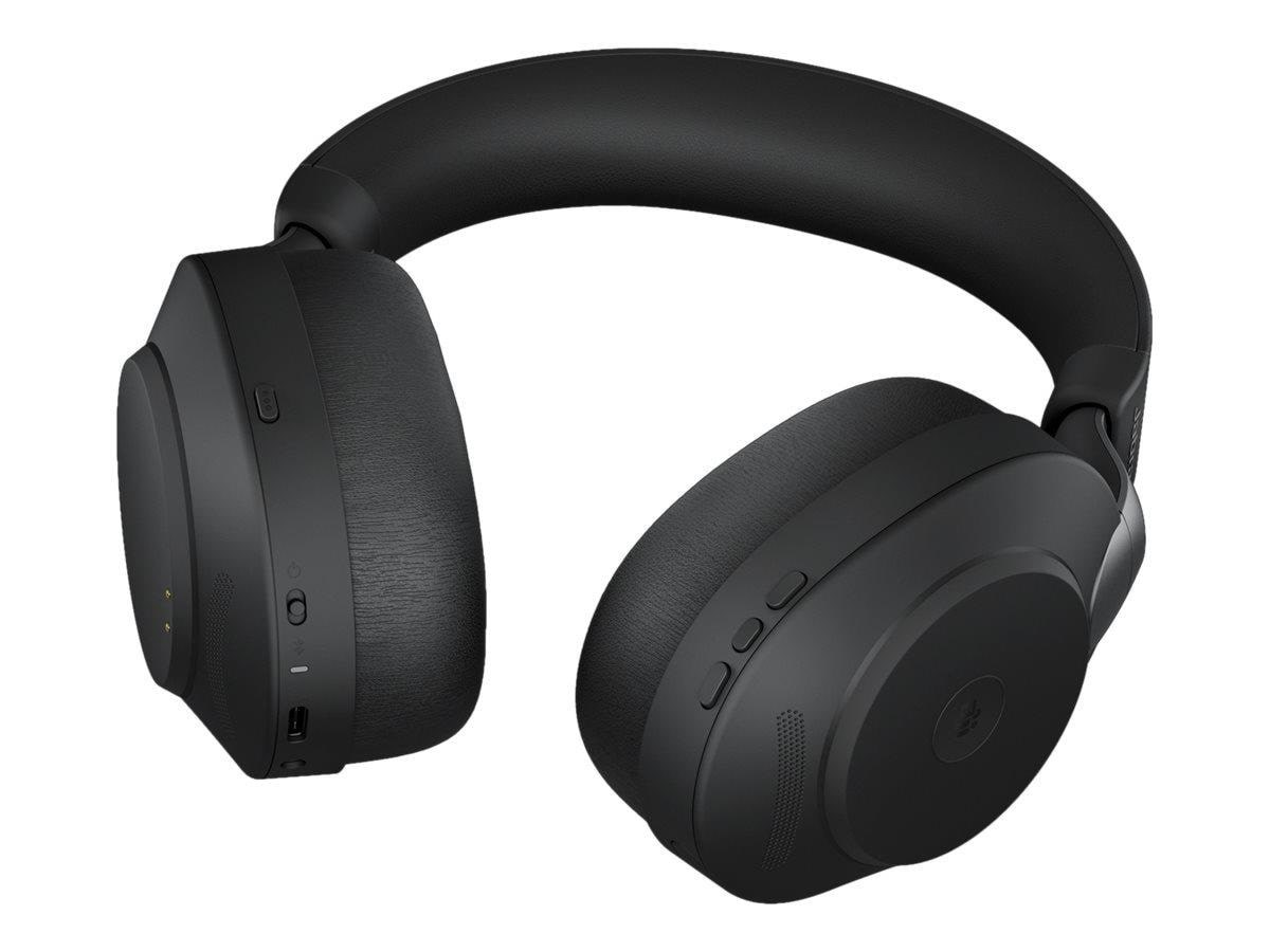 Kopfhörer - Jabra Evolve2 85 Link380a MS Stereo Stand Black - Kopfhoerer/headsets 28599-999-989