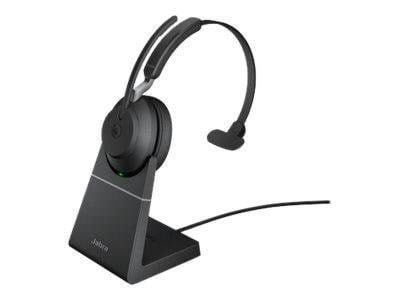 Kopfhörer - Jabra Evolve2 65 Link380a MS Mono Stand Black - Kopfhoerer/headsets 26599-899-989