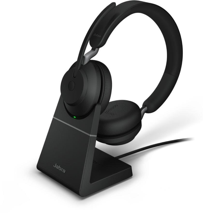 Kopfhörer - Jabra Evolve2 65 Link380c UC Stereo Stand Black - Kopfhoerer/headsets 26599-989-889
