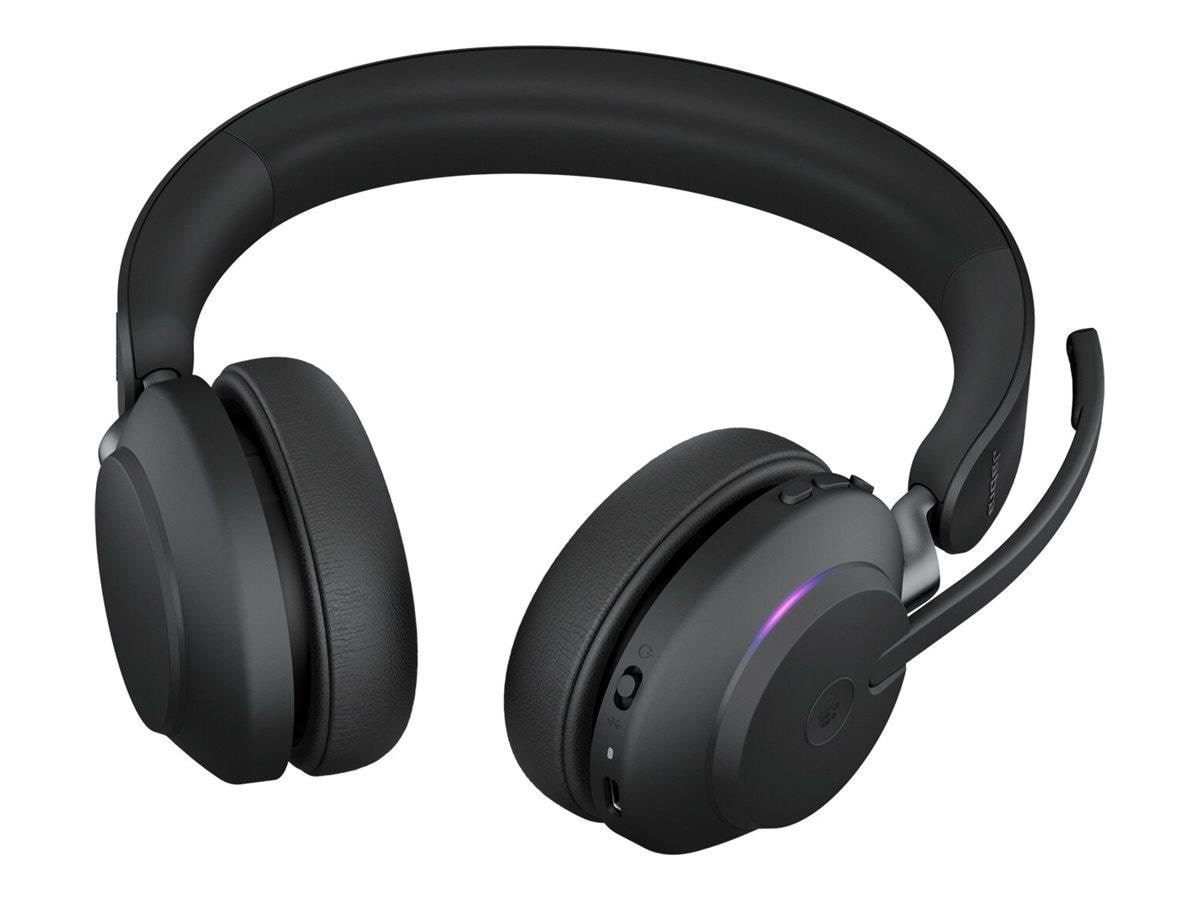 Kopfhörer - Jabra Evolve2 65 Link380a MS Stereo Black - Kopfhoerer/headsets Schwarz 26599-999-999