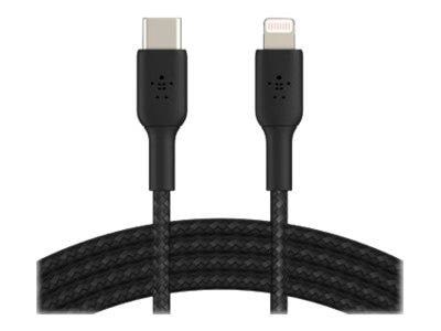Belkin Boostcharge Usb-c to Lightning Cable - Braided - 2m - Black - Display Kabel Caa004bt2mbk