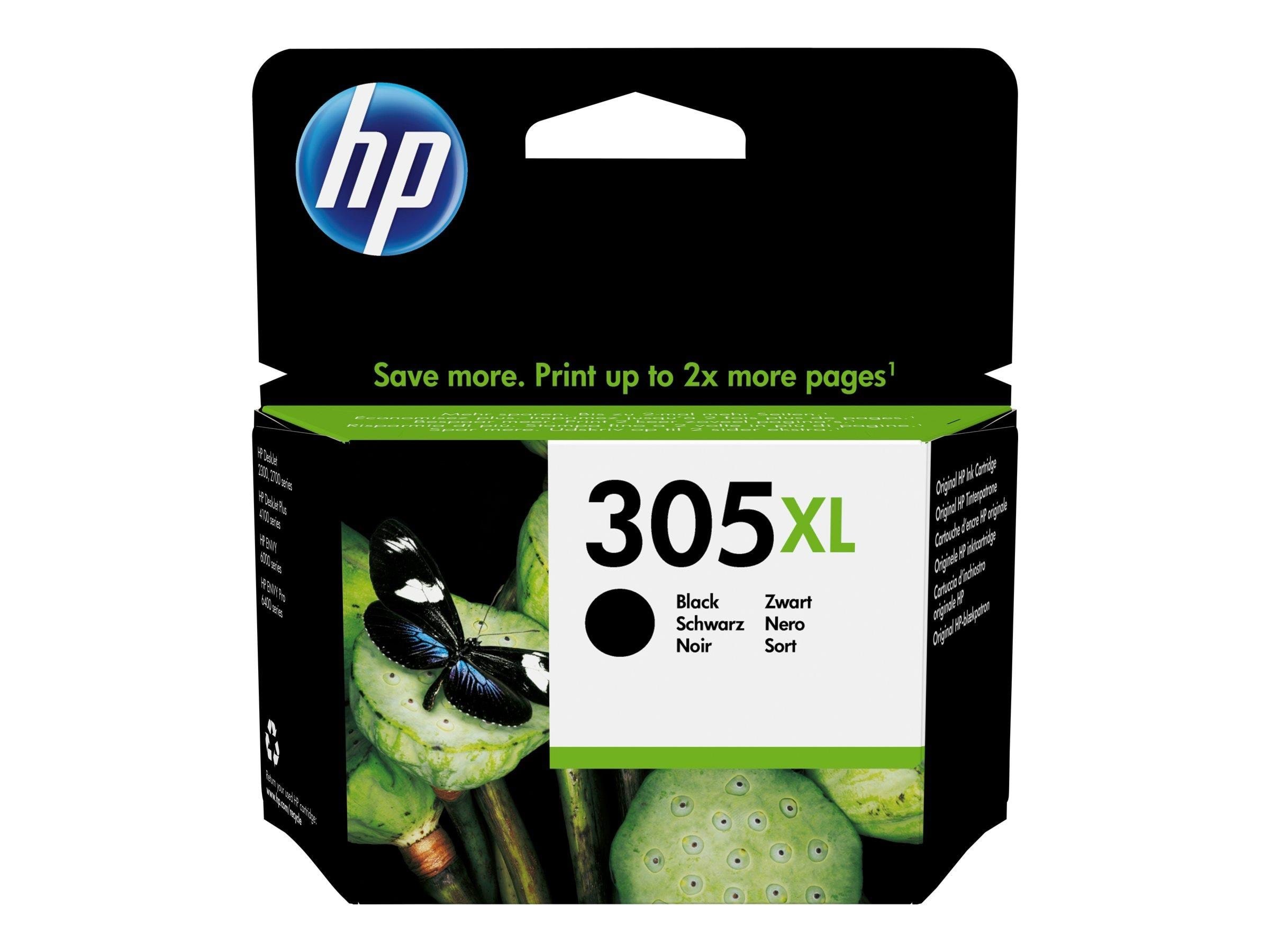 HP 305xl / 3ym62ae High Capacity Pigmented Black Ink - Druckerzubehoer Tinte Toner Pigmentiertes Schwarz