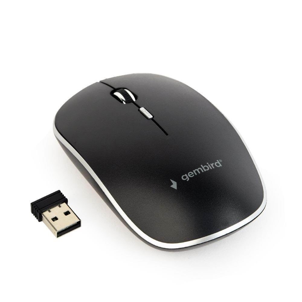 Gembird Wireless Optical Mouse 4b-01 - Maus (Schwarz)
