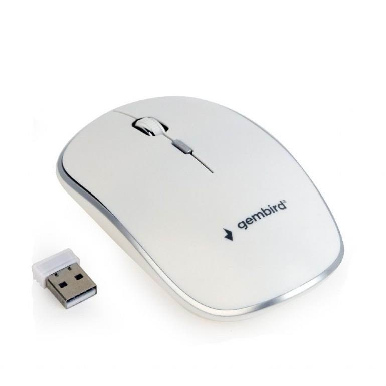 Gembird Wireless Optical Mouse 4b-01 - Maus (Weiß)