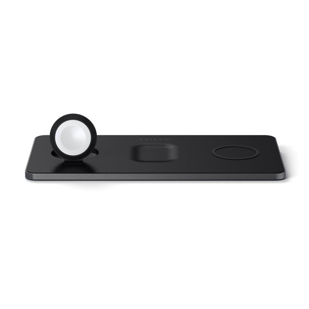 Satechi Trio Wireless Charger With Magnetic Pad - Handys Adapter Und Ladegeraete St-x3twcpm