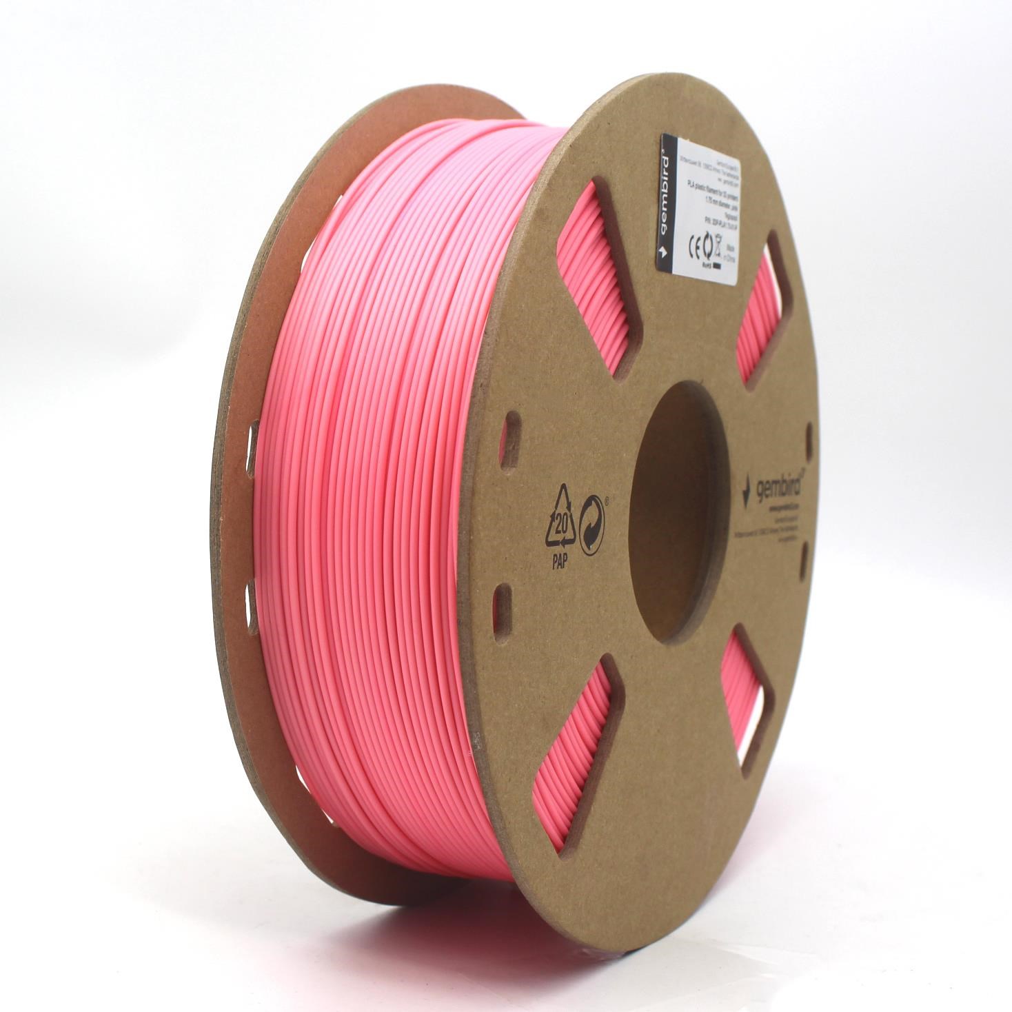 Gembird Pla Filament - Pink - 1.75mm ø - 1 kg - Filament 3D Drucker