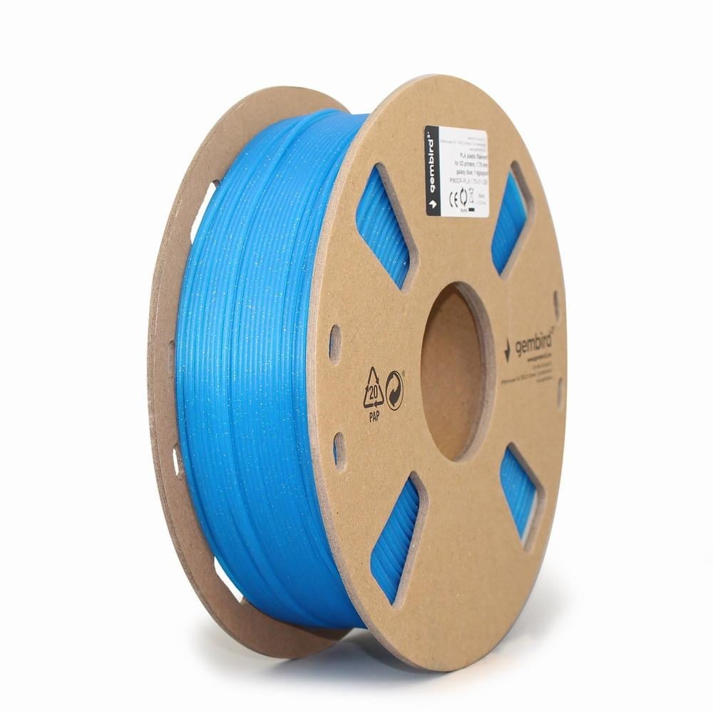 Gembird Pla Filament - Galaxy Blue - 1.75mm ø - 1 kg - Filament 3D Drucker