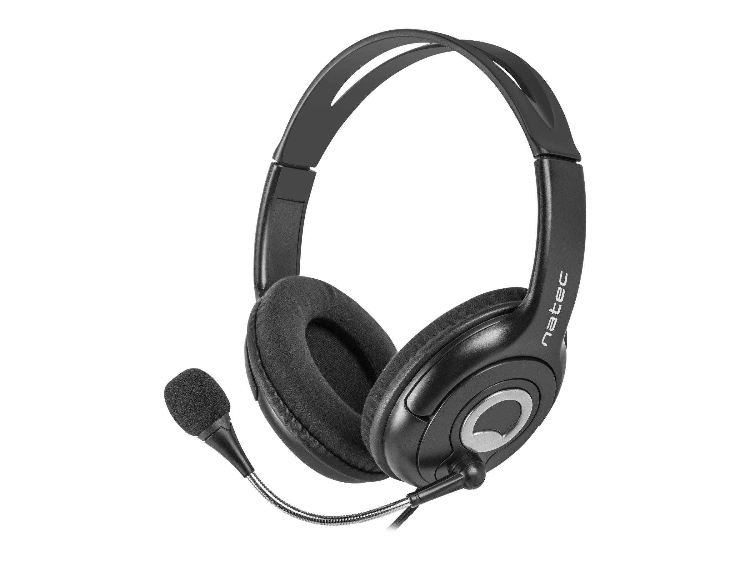 Kopfhörer - Natec Bear 2 - Headset - Kopfhoerer/headsets Nsl-1178