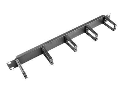 Lanberg Ak-1202-b - 1U - Cable Management Panel - Rack Gehaeuse