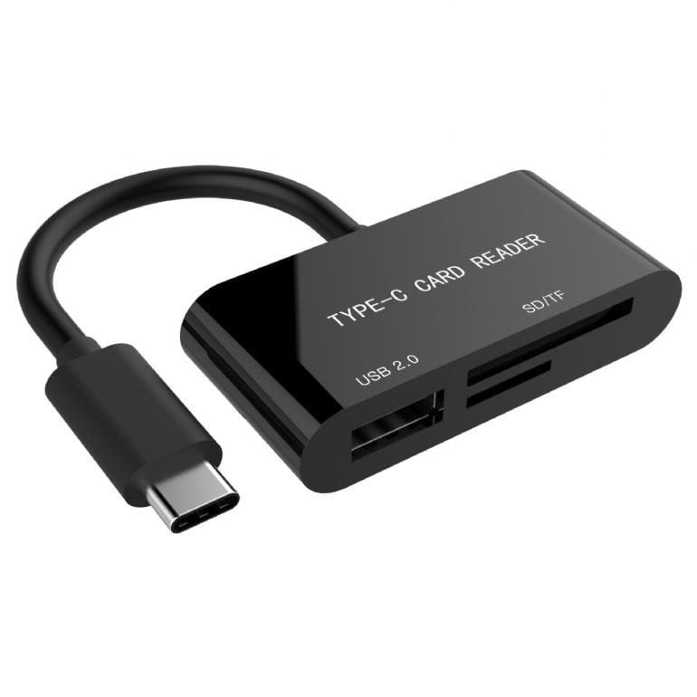 Gembird Card Reader Compact Usb Type-c Sdxc Combo Card - Speicherkarten Lesegeraetadapter Uhb-cr3-02