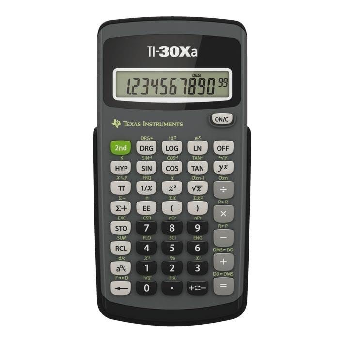 Texas Instruments Ti-30xa - Scientific Calculator - Taschenrechner Ti30xa