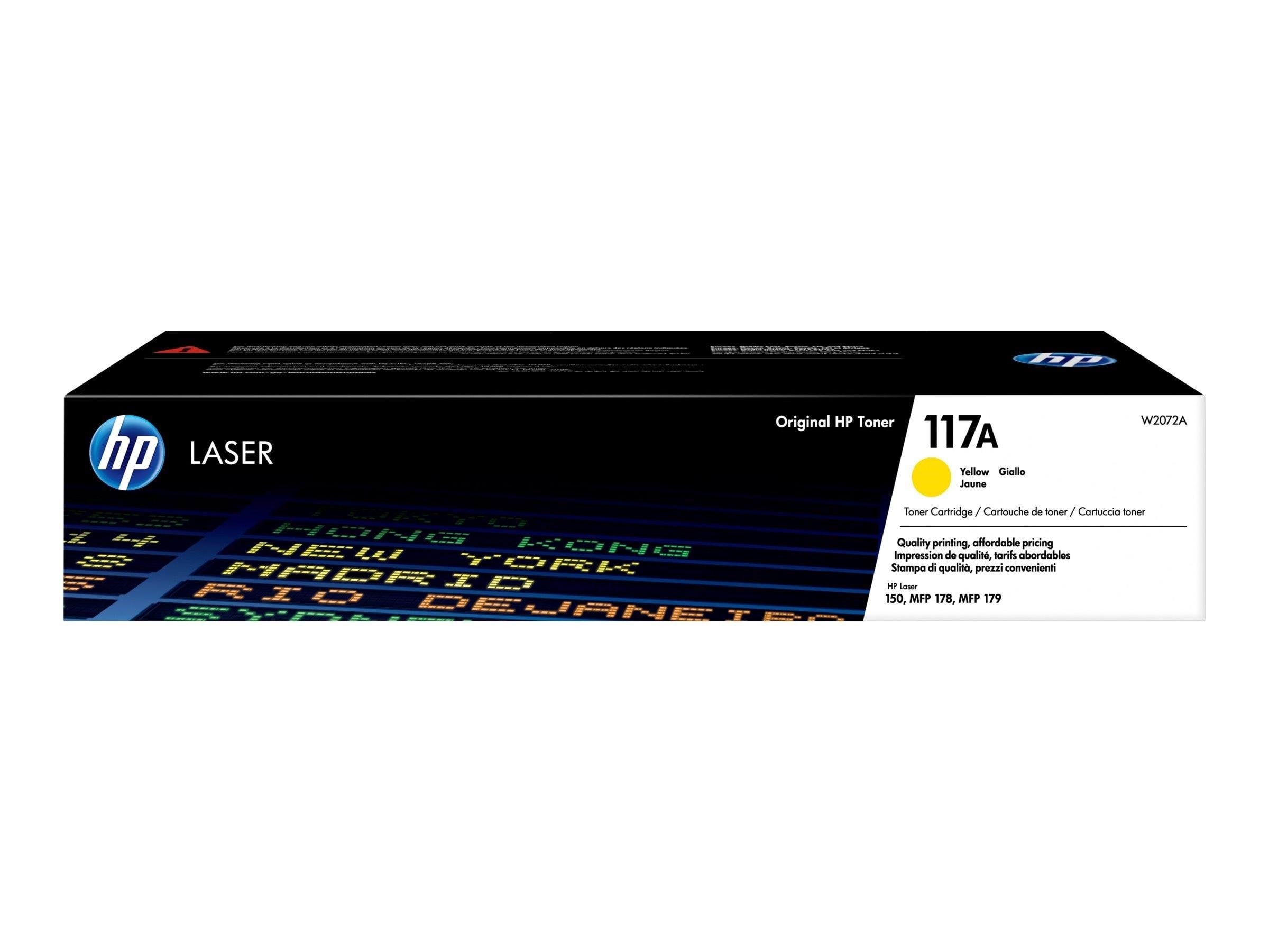 HP 117a / W2072a - Yellow Toner - Druckerzubehoer Tinte Toner Gelb