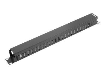 Lanberg Ak-1201-b - 1U - Cable Management Panel - Rack Gehaeuse Schwarz