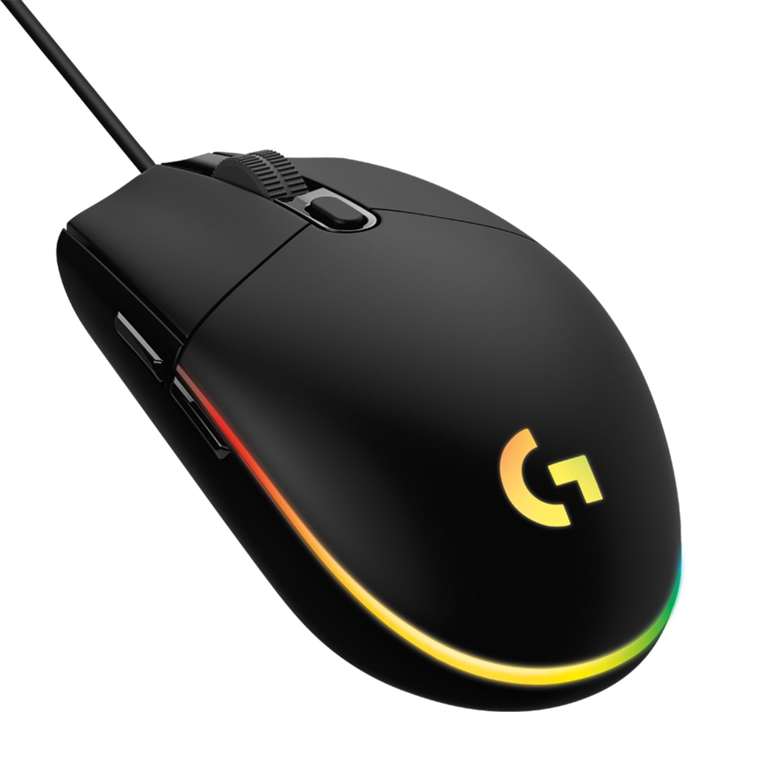 Logitech G203 Lightsync - Black - Gaming Maus (Schwarz Mit Rgb) 910-005796