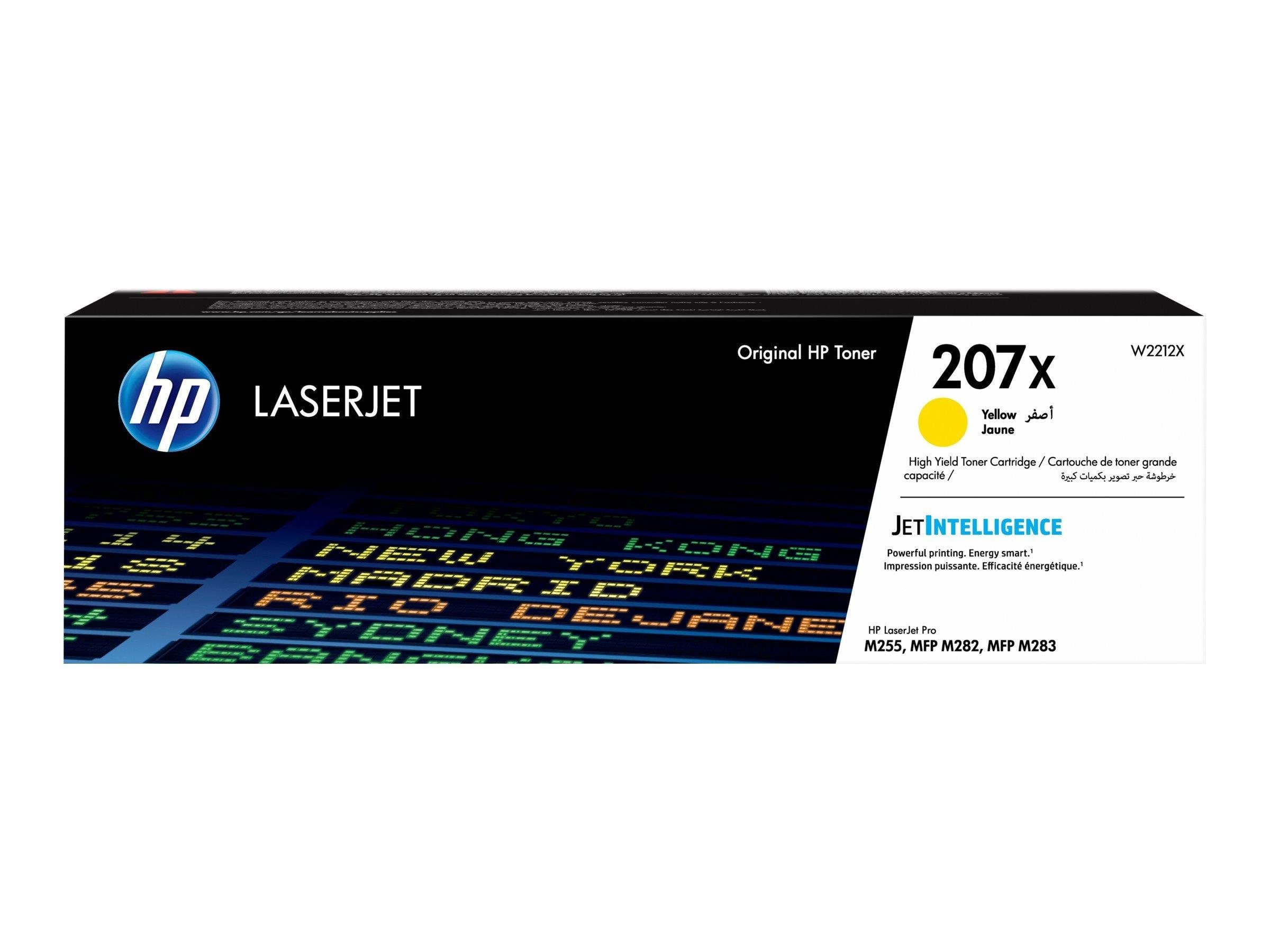 HP 207x / W2212x High Capacity Yellow Toner - Druckerzubehoer Tinte Toner Gelb