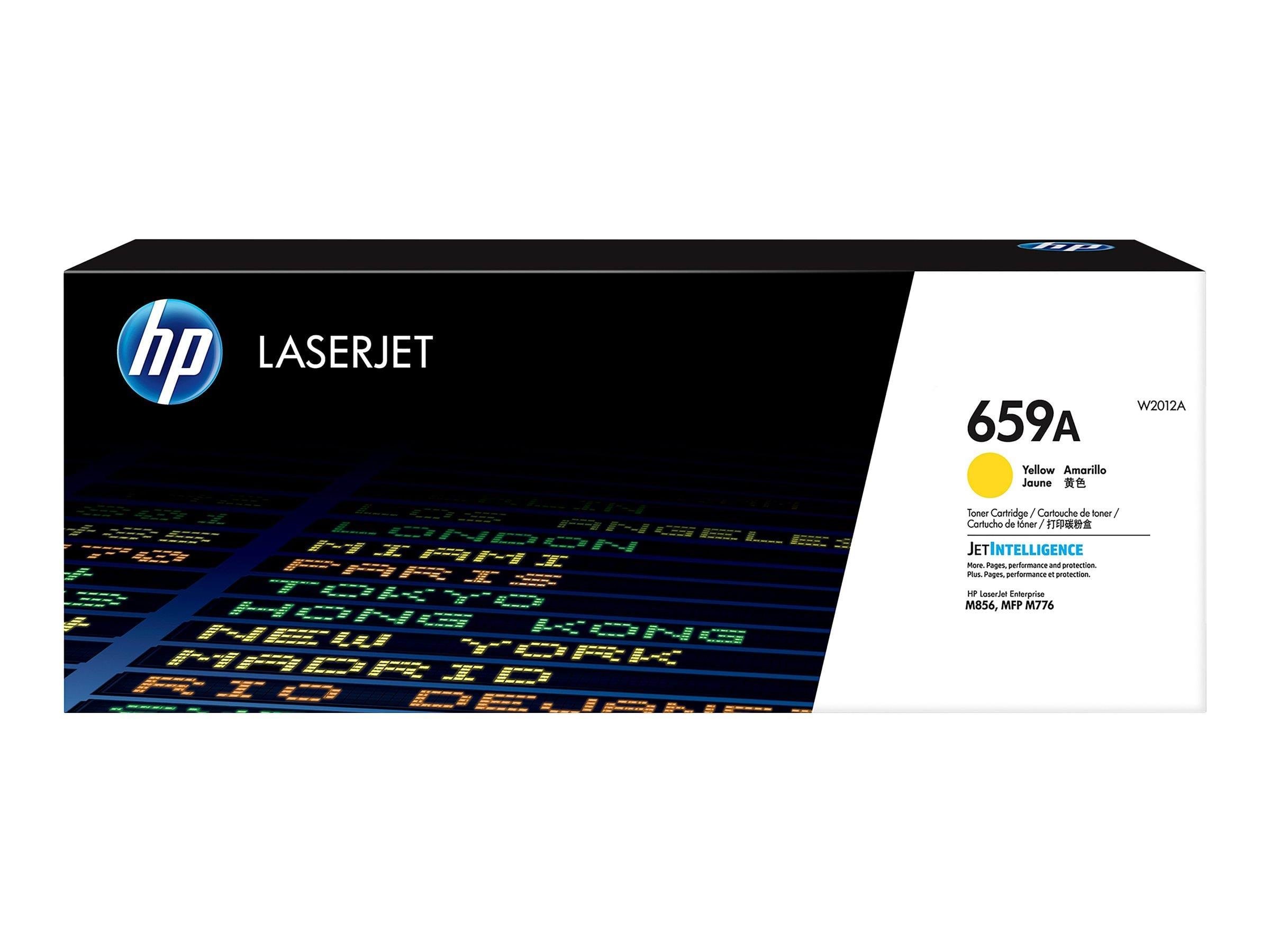 HP 659a / W2012a Yellow Toner - Druckerzubehoer Tinte Toner Gelb