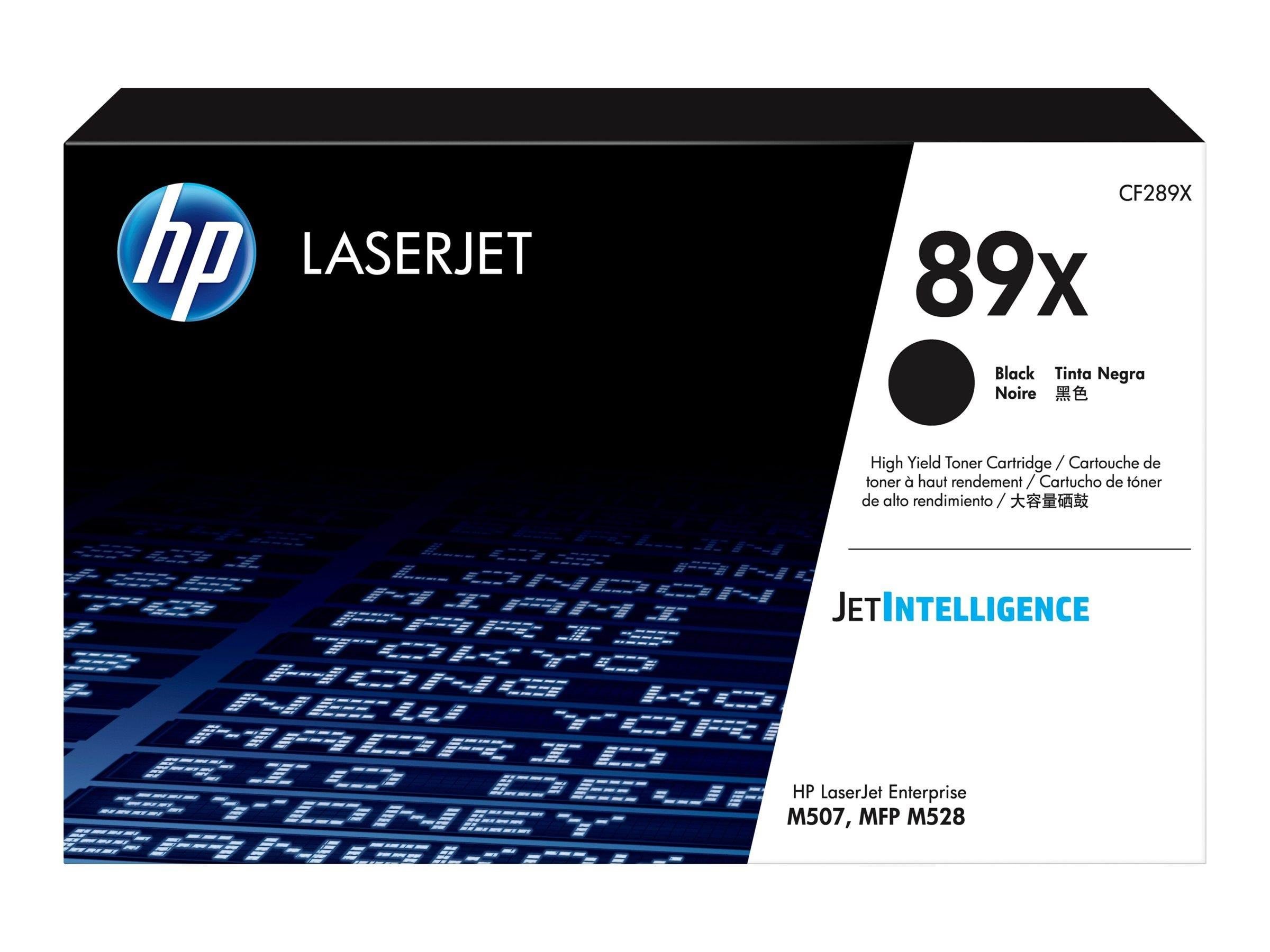 HP 89x / Cf289x - High Capacity - Black Toner - Druckerzubehoer Tinte Toner Schwarz