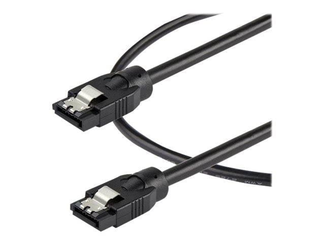 0.3 m Round Sata Cable - Latching Connectors - 6gbs Sata Cable - Sata Cable - 30 cm - Sata Kabel