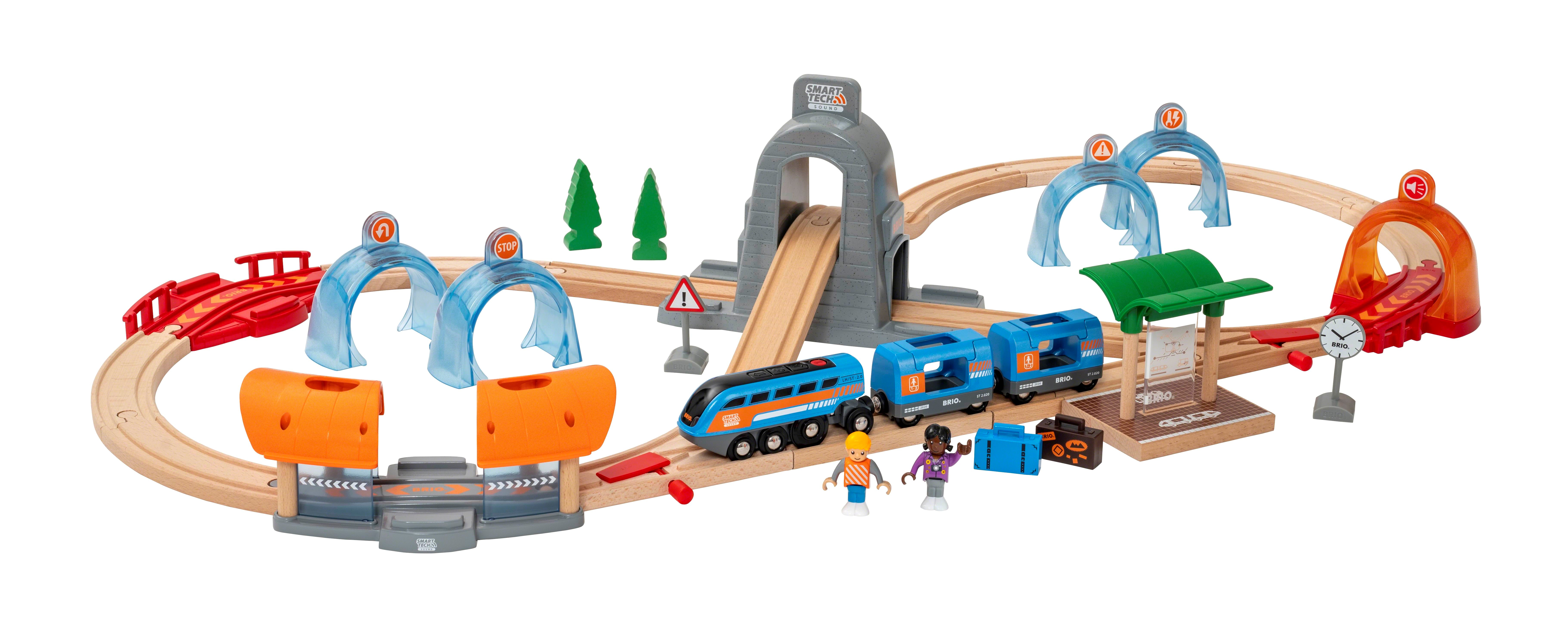 Brio Action Tunnel Travel Set (Smart Tech Sound) - Brio Train
