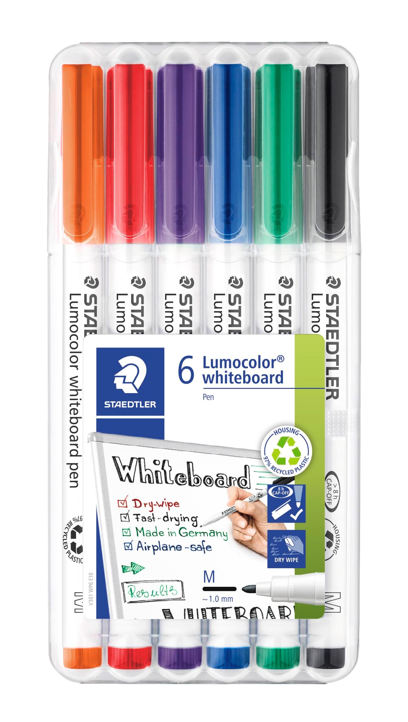 Staedtler Whiteboardstift Lumocolor 6st Box - Utensilien Zum Schreiben Und Zeichnen 301 Wp6