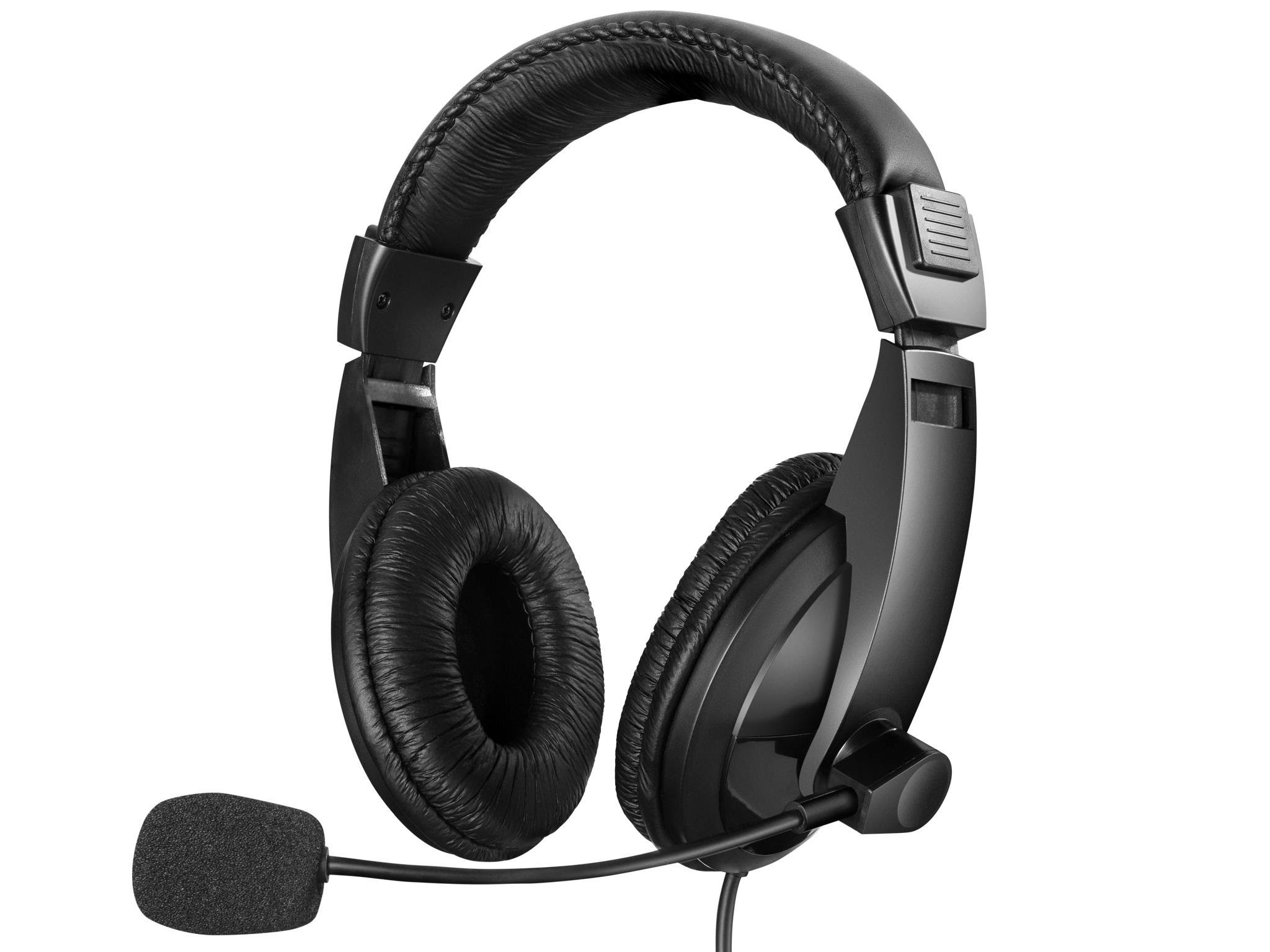 Kopfhörer - Sandberg Usb Headset Large (Usb) - Kopfhoerer/headsets Schwarz 325-27