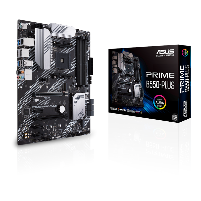 Asus Prime B550-plus Mainboard - Amd B550 - Amd Am4 - Ddr4 Ram - Atx 90mb14u0-m0eay0
