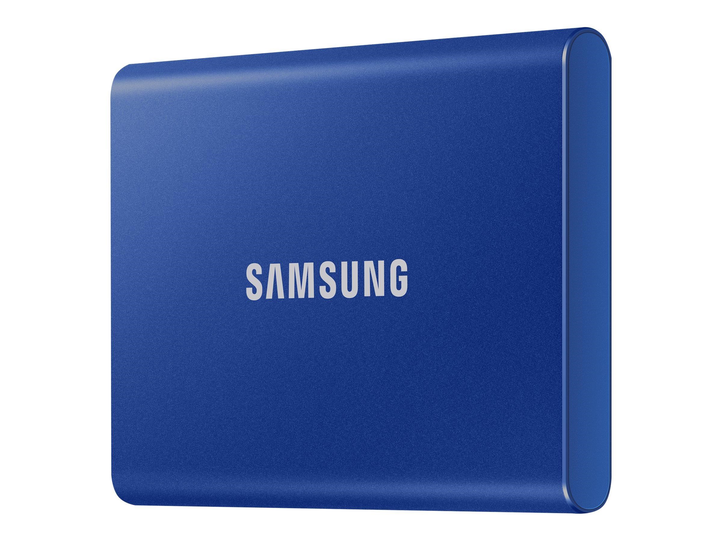 Samsung Portable Ssd T7 - 2tb - Blau - Extern Ssd - Usb 3.2 Gen 2 Mu-pc2t0h/ww