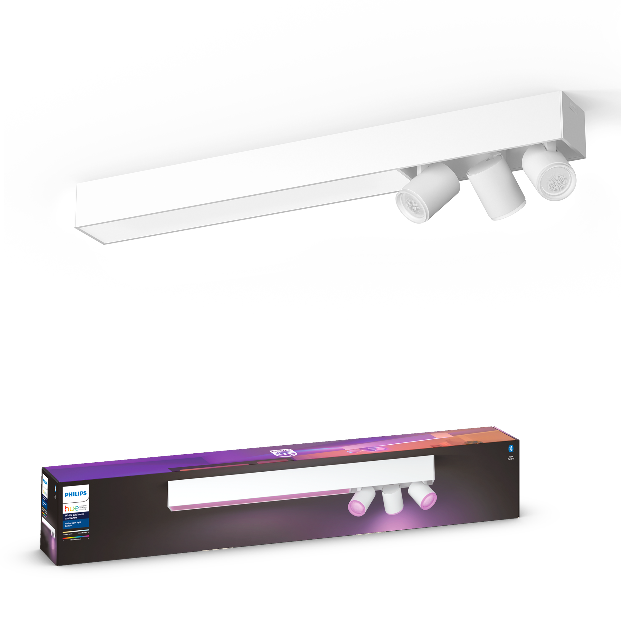 Philips Hue Centris 3-er Spots 5.7W - Weiß - Smart Home