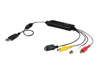 Usb Video Capture Adapter - S Video / Composite to Usb 2.0 Video Capture Cable With Twain Support - Analog to Digital Converter - Windows Only - Video