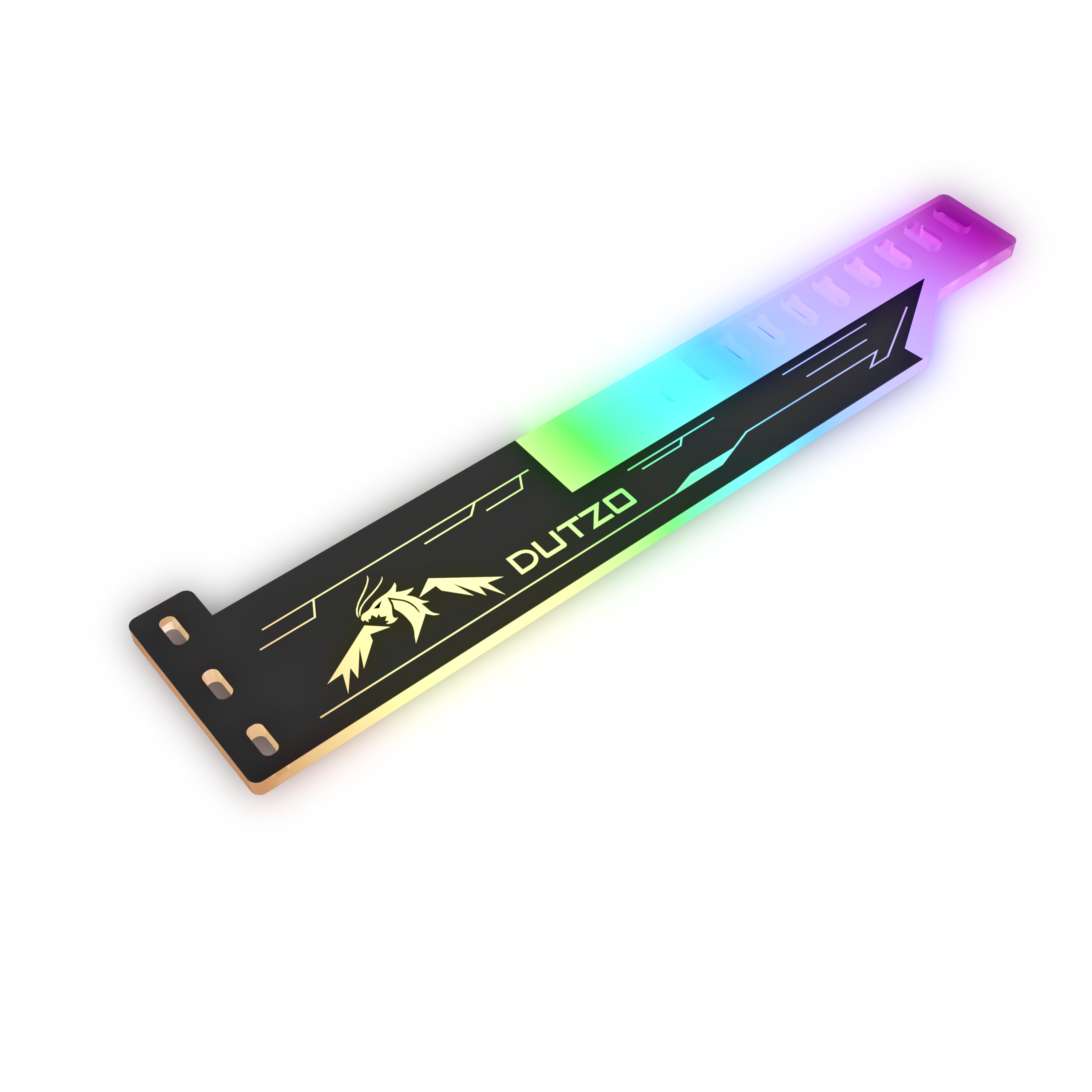 Dutzo Anti-sag Bracket For Graphics Cards - Argb - Gehaeusezubehoer D-vga_Bracket_Rgb