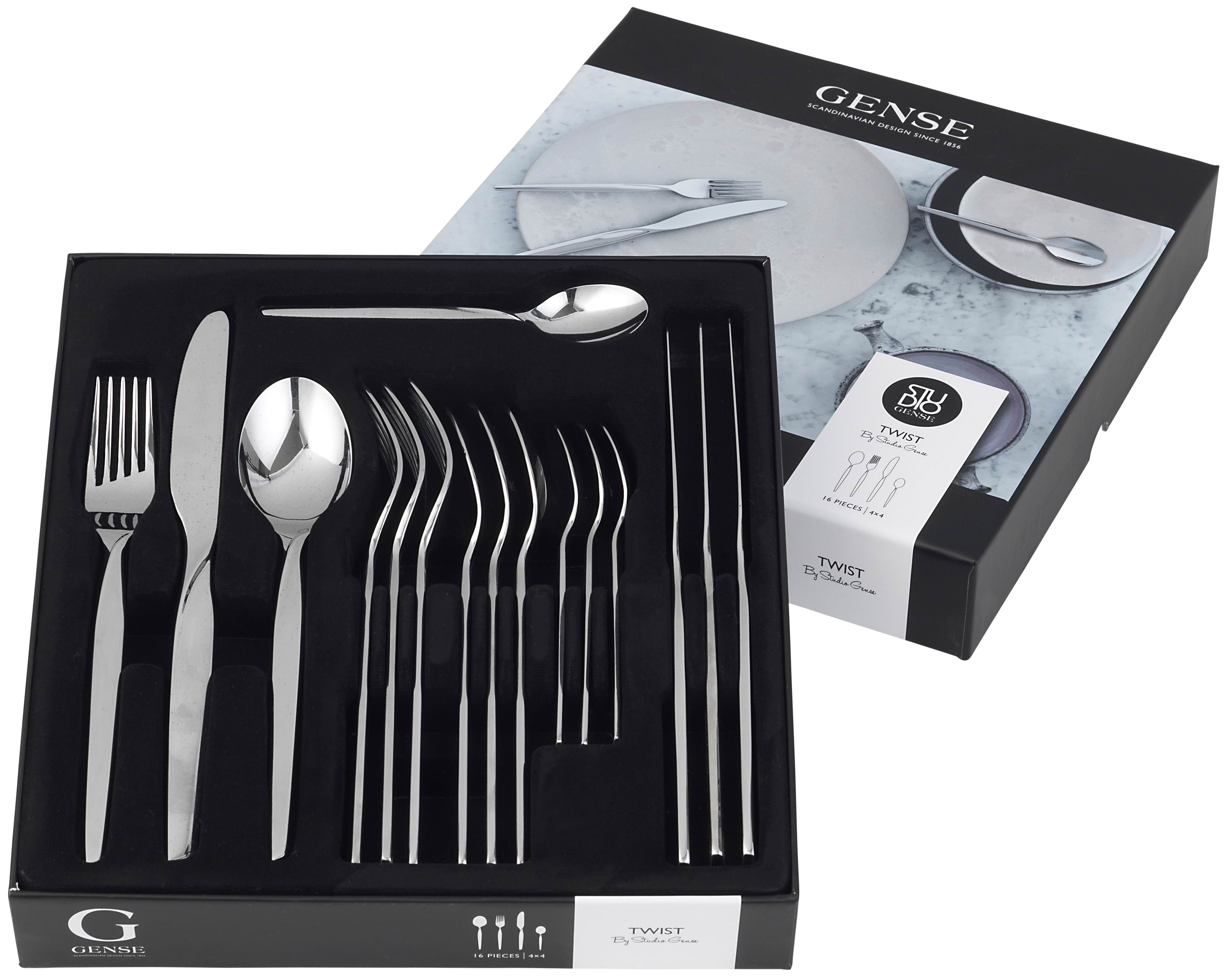 Gense Twist Cutlery Set 16 Pcs - Tischgedeck 20597