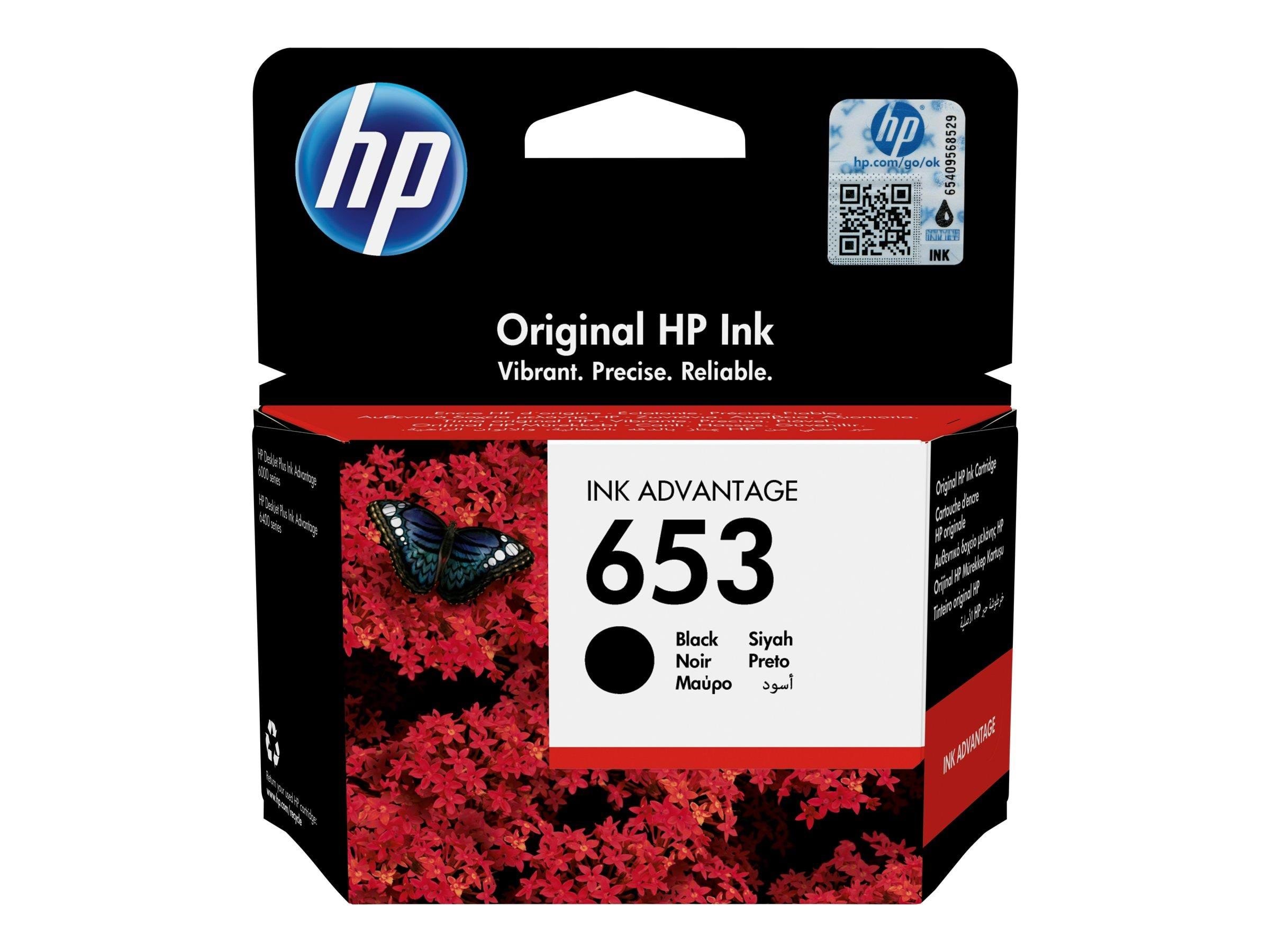 HP 653 / 3ym75ae Black Ink - Druckerzubehoer Tinte Toner Schwarz