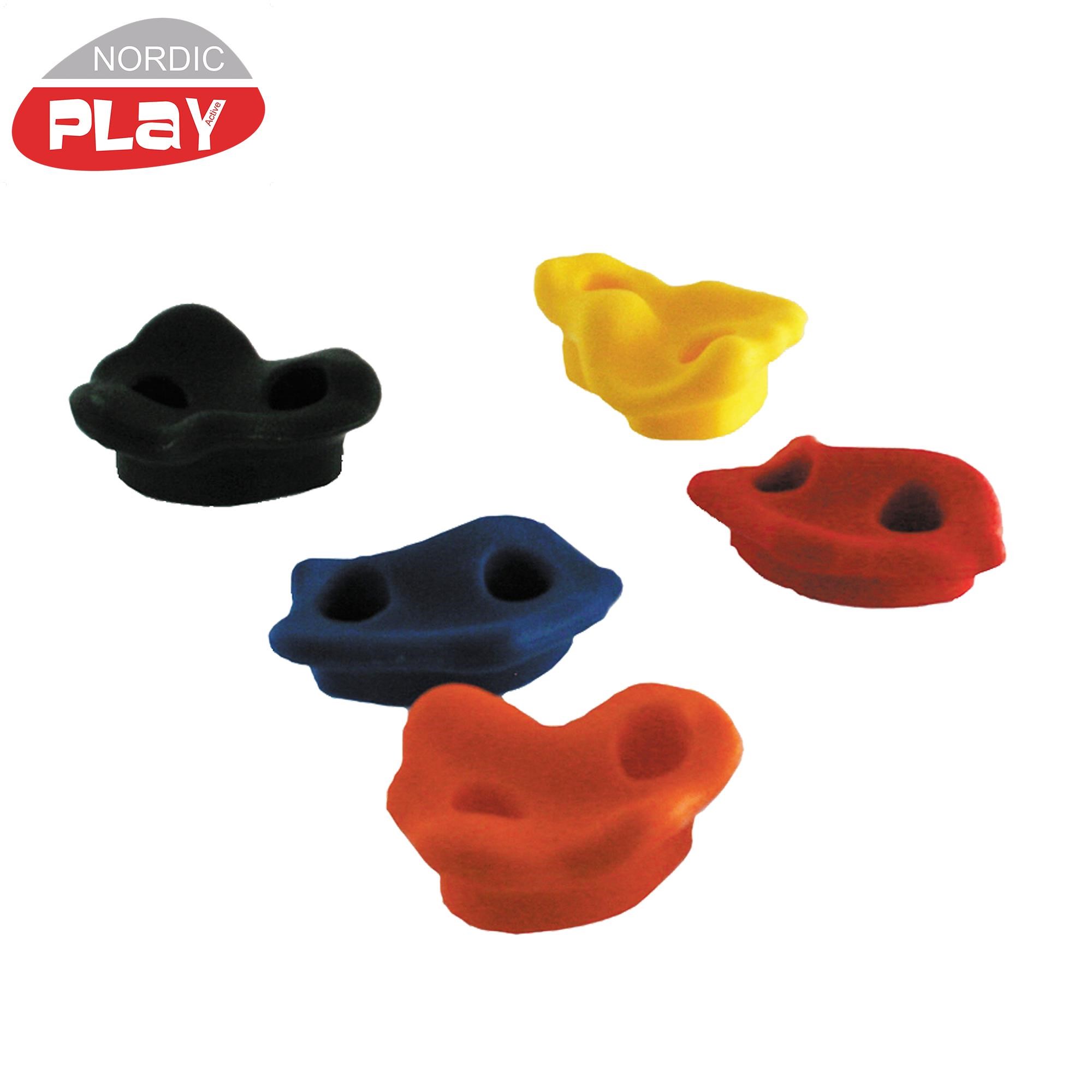 Nordic Play Climbing Grips 5 Pcs. Incl. Screws Plastic - Spiele im Freien 805-475