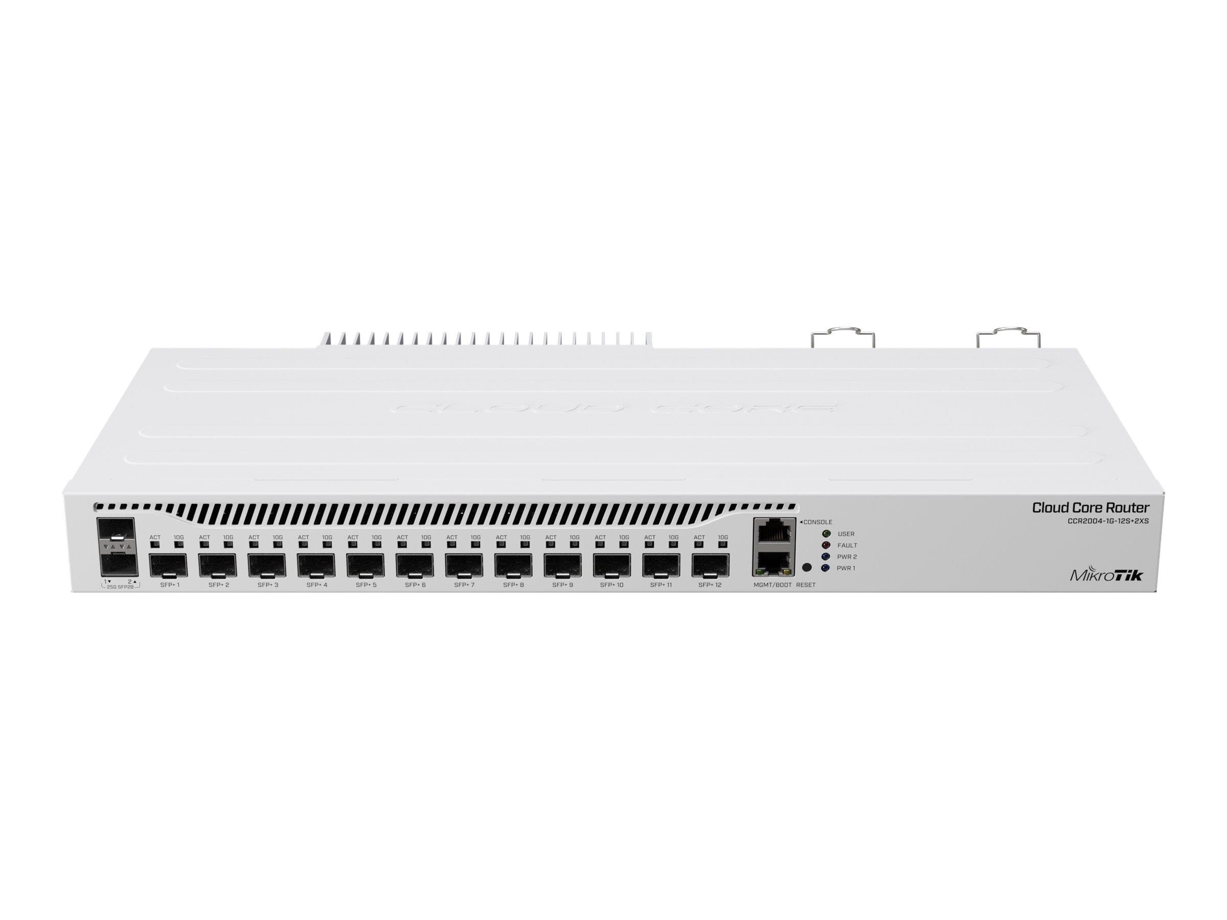 Mikrotik Cloud Core Router Ccr2004-1g-12s+2xs - Router - Wlan Router