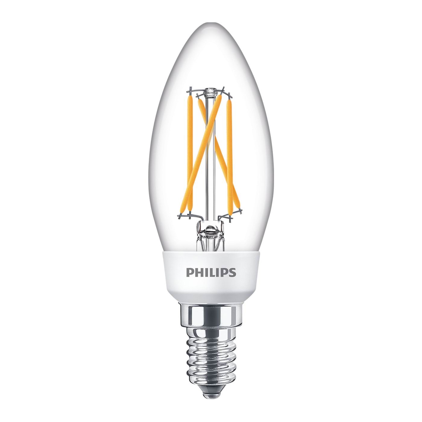 Philips Led-lampe Classic Candle Sceneswitch 5w/822-827 (40w) Clear E14 - Led Birnen
