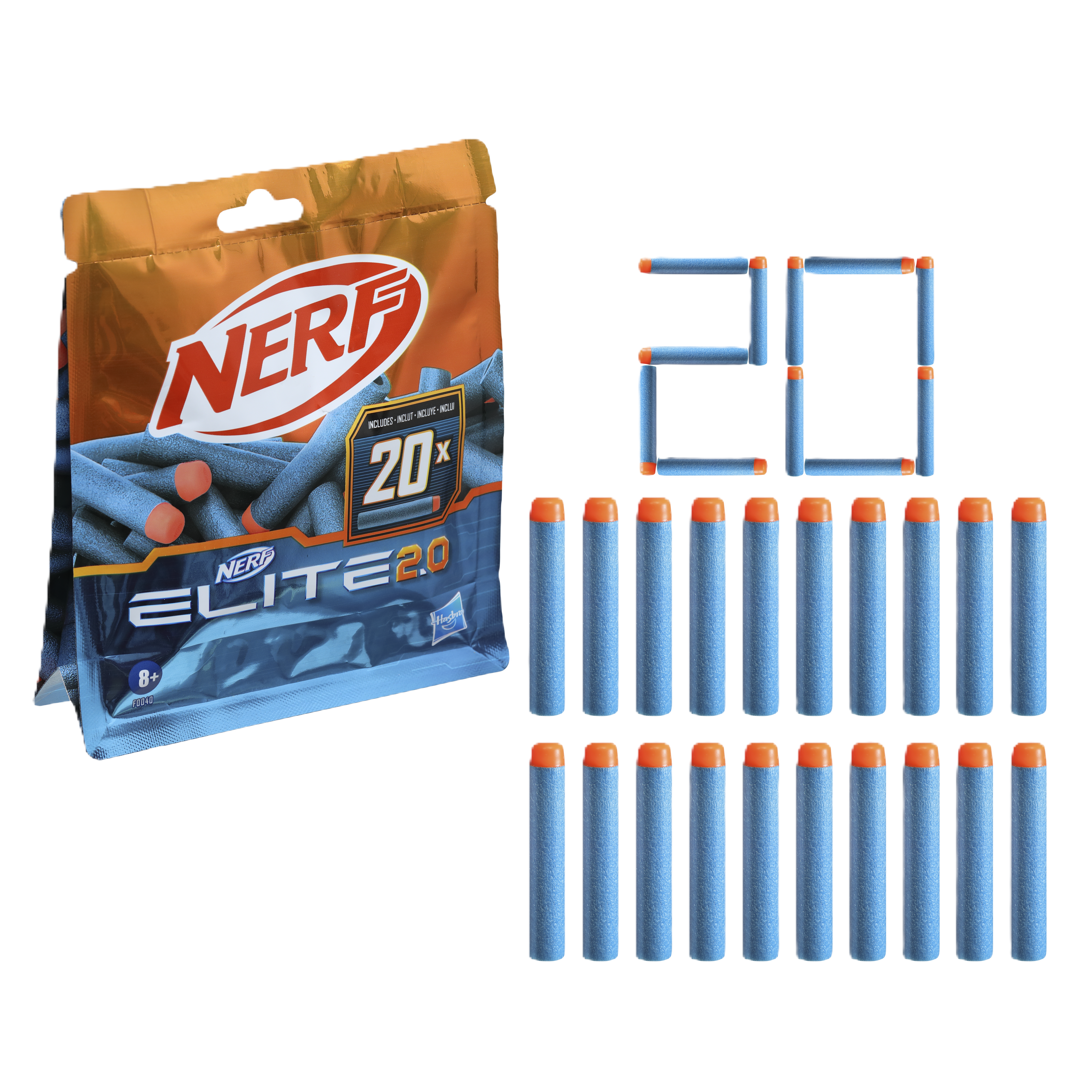 Nerf Nerf Elite 2.0 20-dart Nachfüllpackung - Spielzeugwaffen F0040eu4