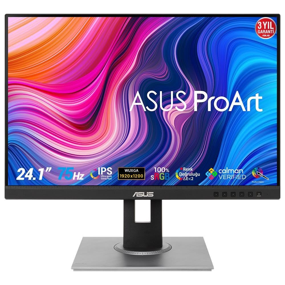 24" Asus Proart Pa248qv - 1920x1200 (Fhd) - 75hz - Ips - Bildschirm Black 90lm05k1-b01370