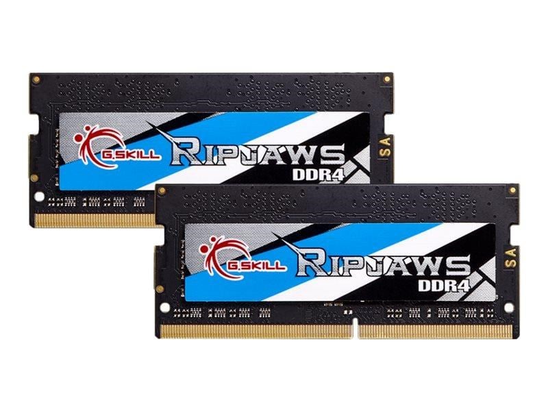 G.Skill Ripjaws Sodimm Ddr4-3200 - 16gb - Cl22 - Dual Channel (2 Pcs) - Intel Xmp - Schwarz - Ram F4-3200c22d-16grs