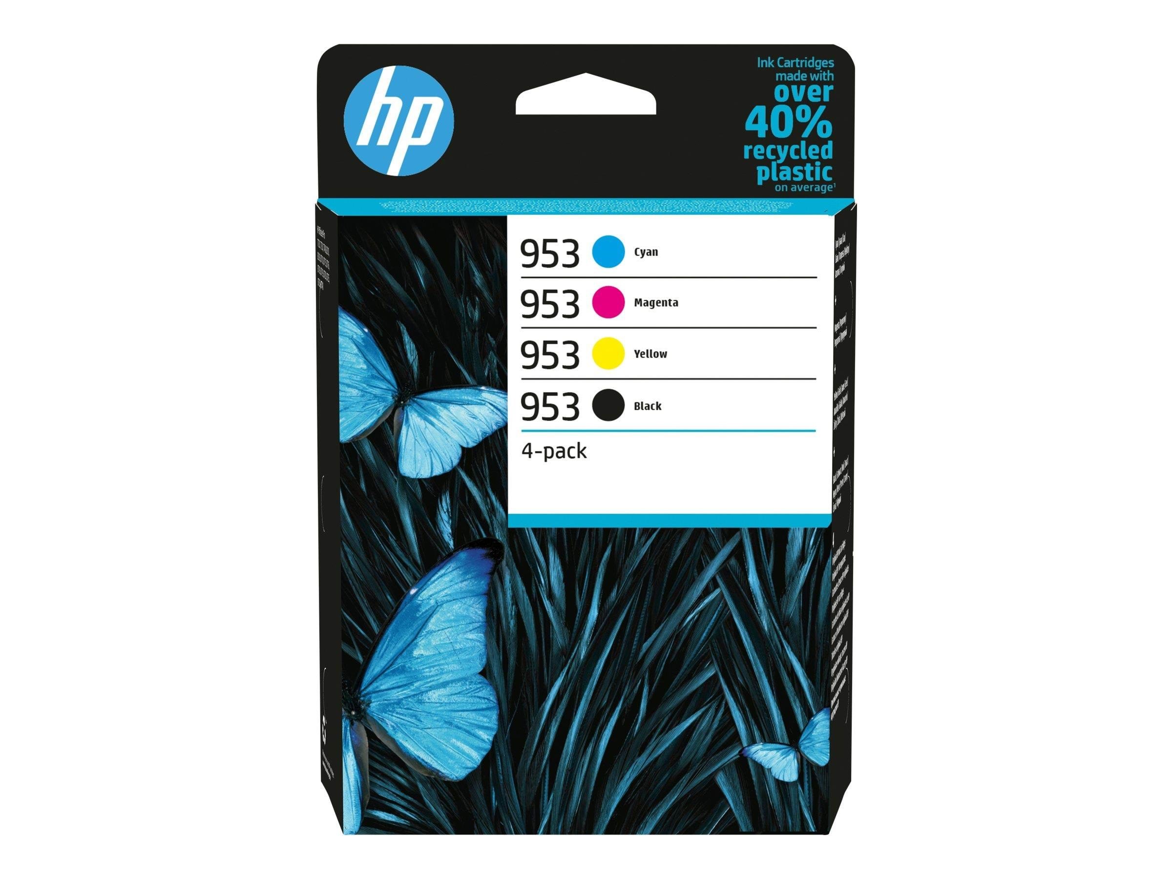 HP 953 / 6zc69ae 4-pack (Black Magenta Cyan Yellow) - Druckerzubehoer Tinte Toner