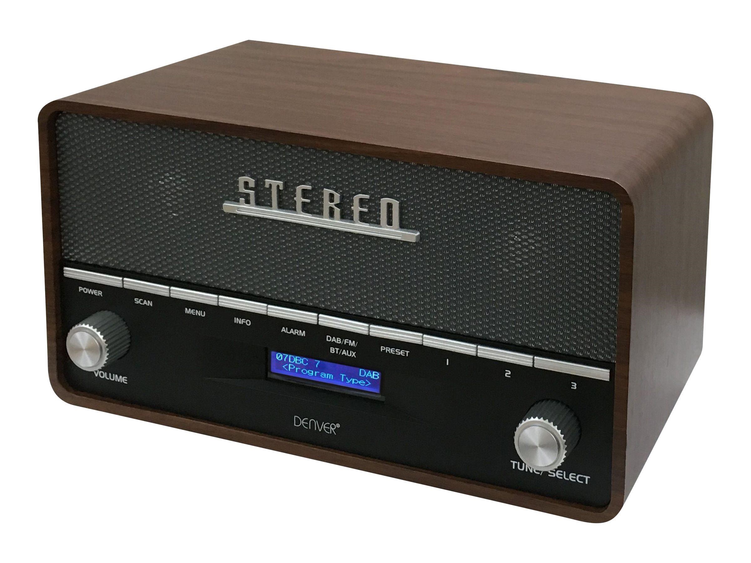 Denver Dab-36 - Dab/dab+/FM - Stereo - Dab Netzwerk Und Radiowecker