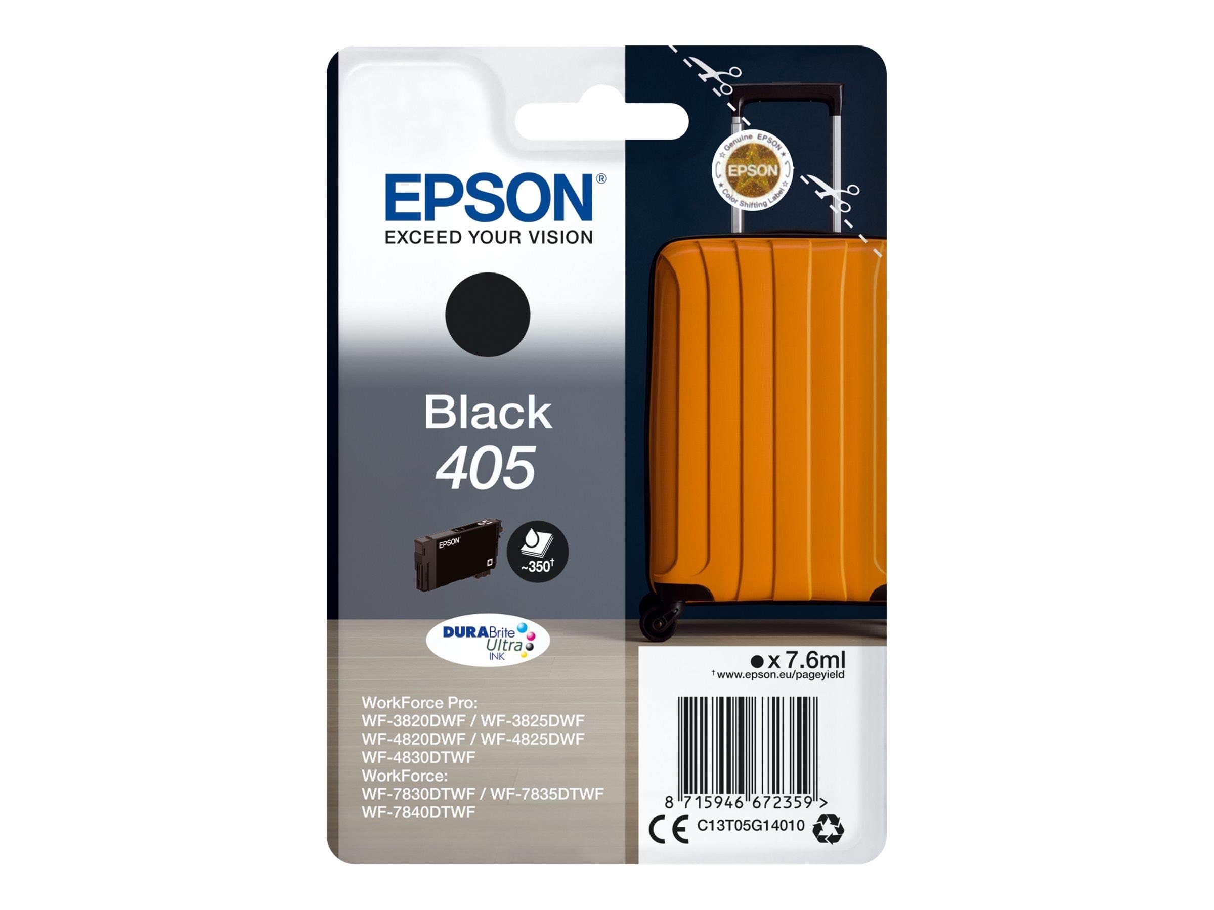 Epson 405 Black Ink - Druckerzubehoer Tinte Toner
