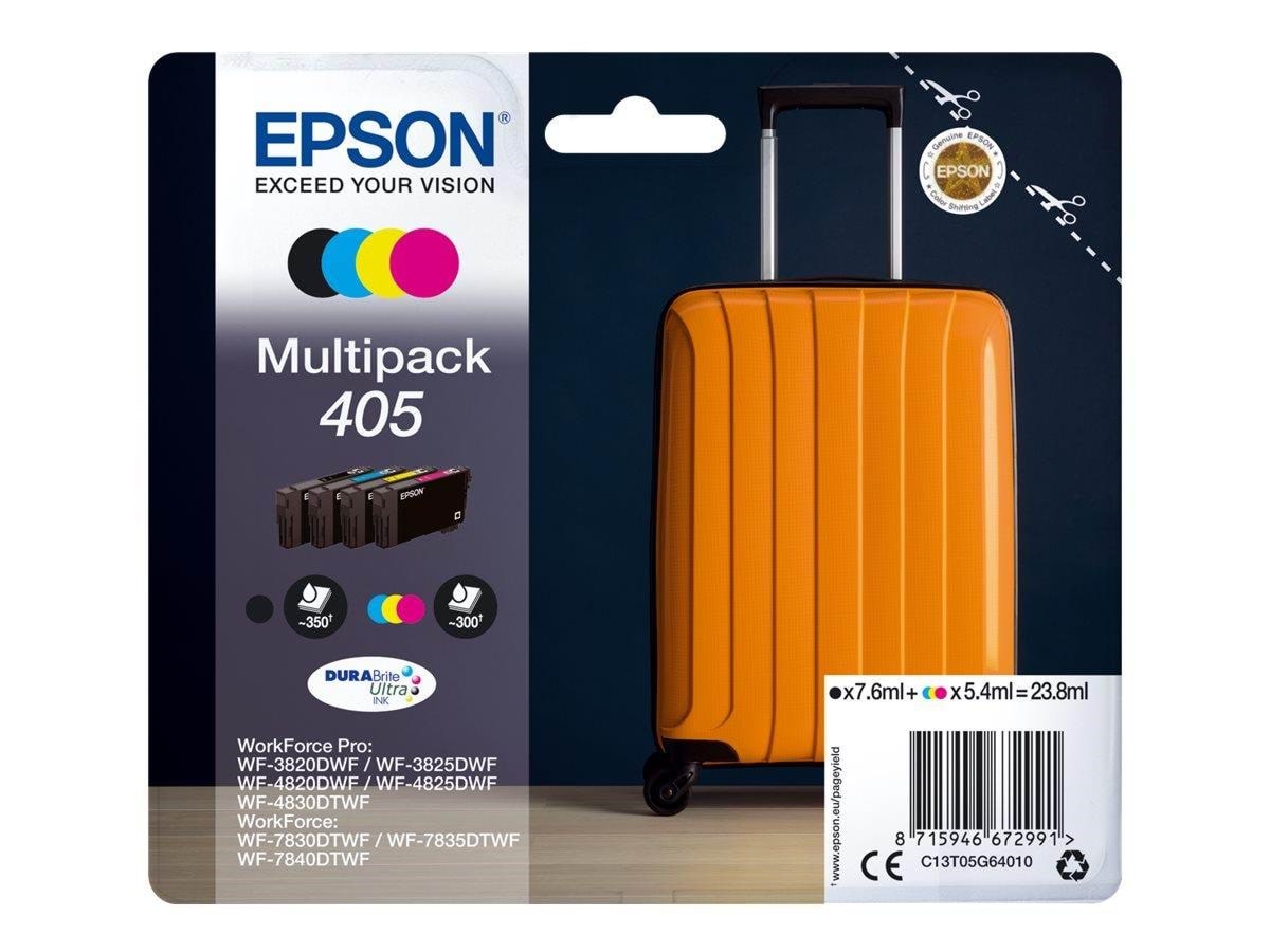 Epson 405 / C13t05g64010 4-pack Black Yellow Cyan Magenta - Druckerzubehoer Tinte Toner