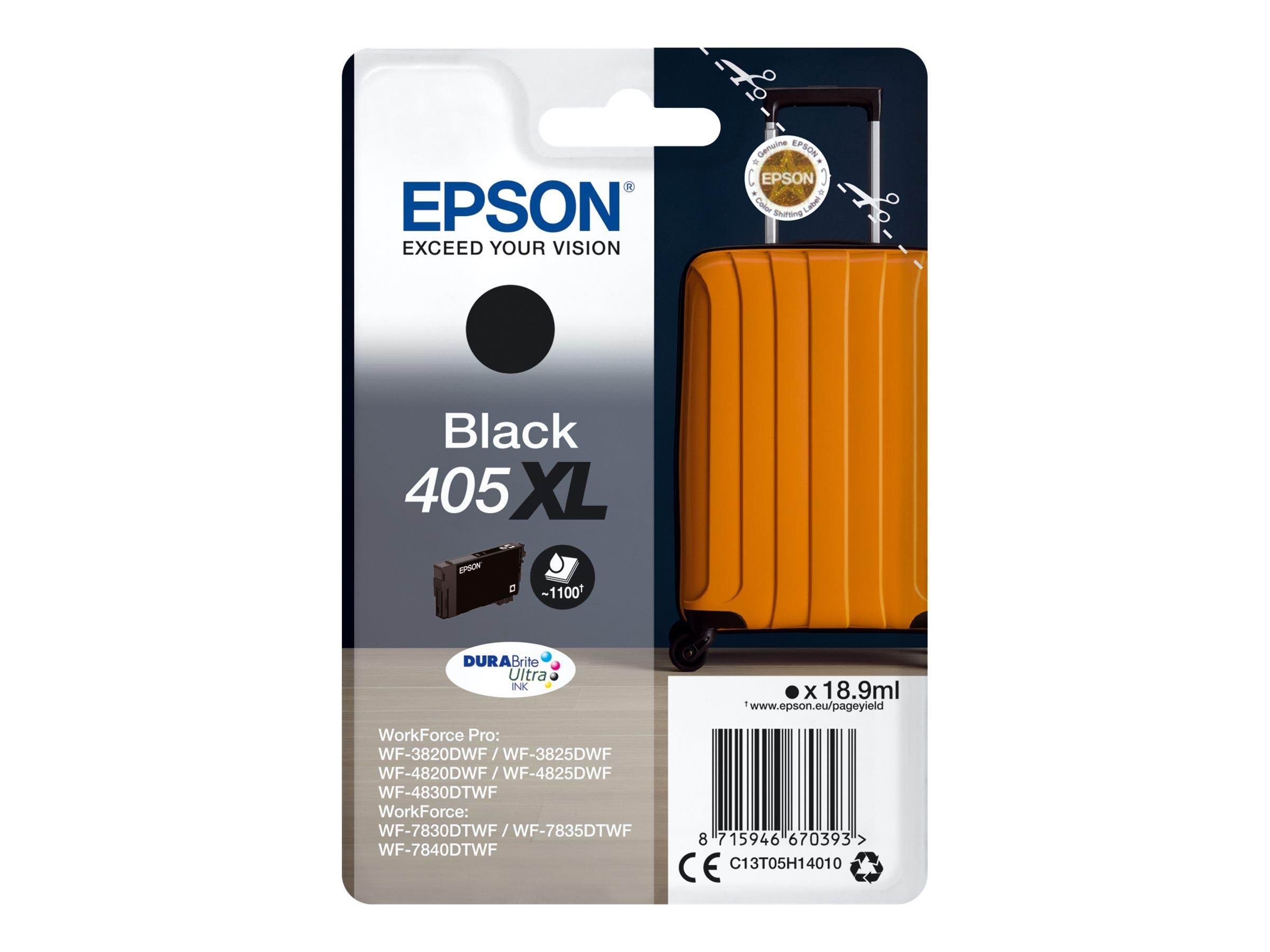 Epson 405xl - Black - Original - Ink Cartridge - Druckerzubehoer Tinte Toner
