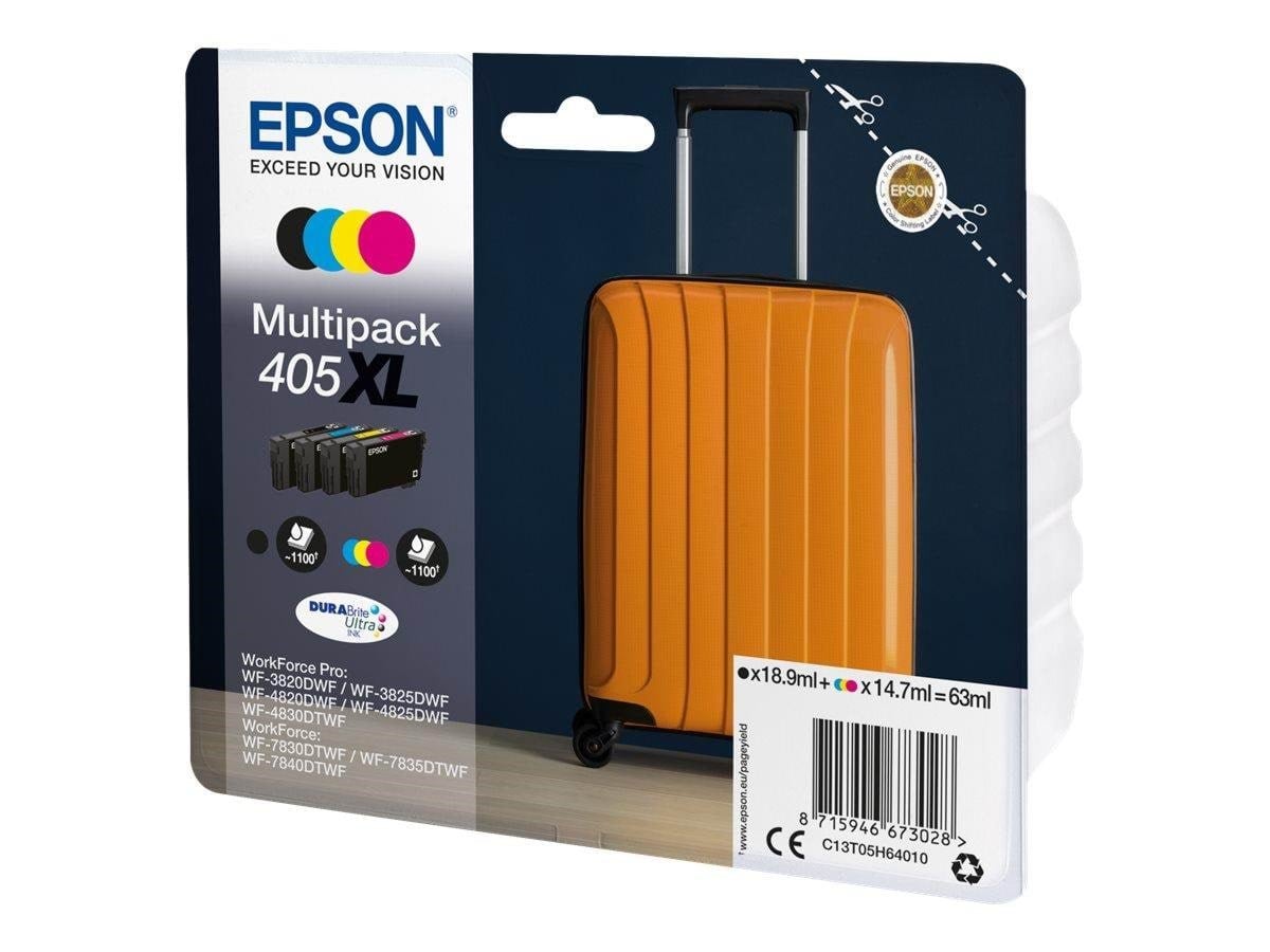 Epson 405xl Multipack - 4-pack - XL - Black Yellow Cyan Magenta - Original - Ink Cartridge - Druckerzubehoer Tinte Toner