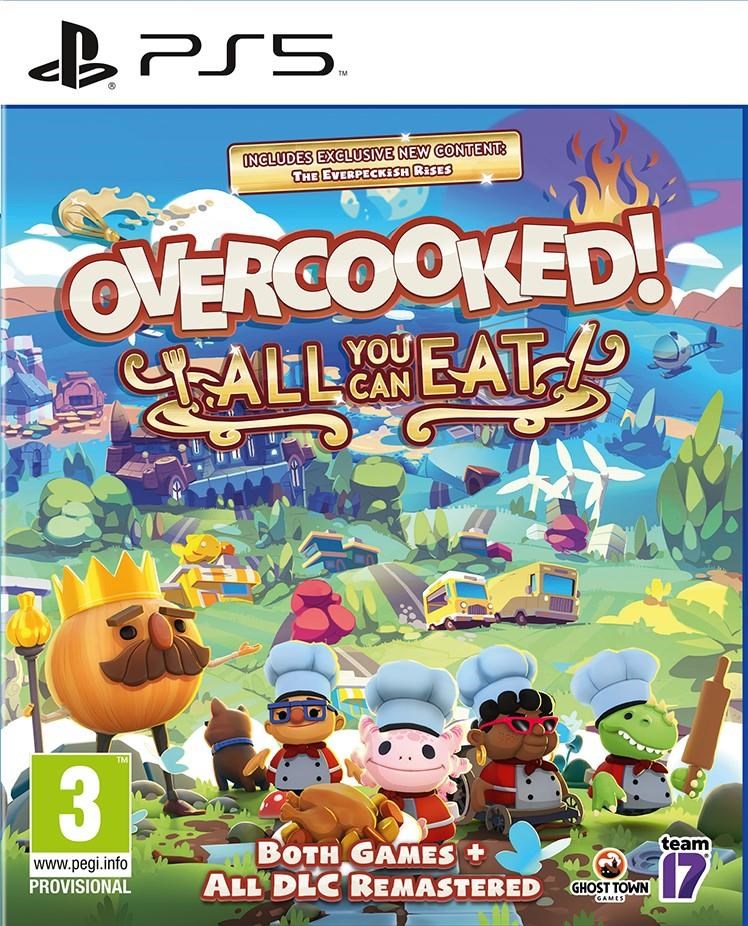 Overcooked! - All You Can Eat - Sony Playstation 5 - Party - Pegi 3 - Spiele 5056208808905