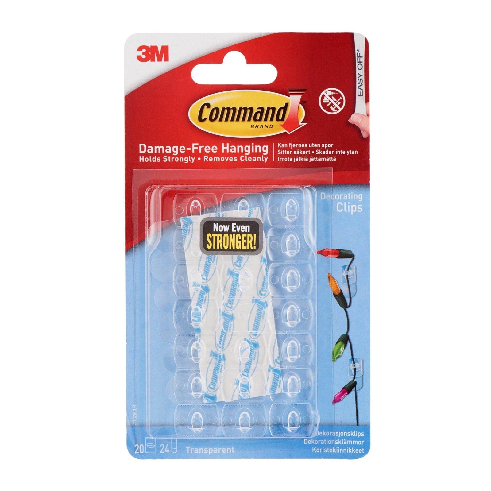 3M Decorating Clips 20 Pack - Kleiderbuegel Und Haken 7100108967