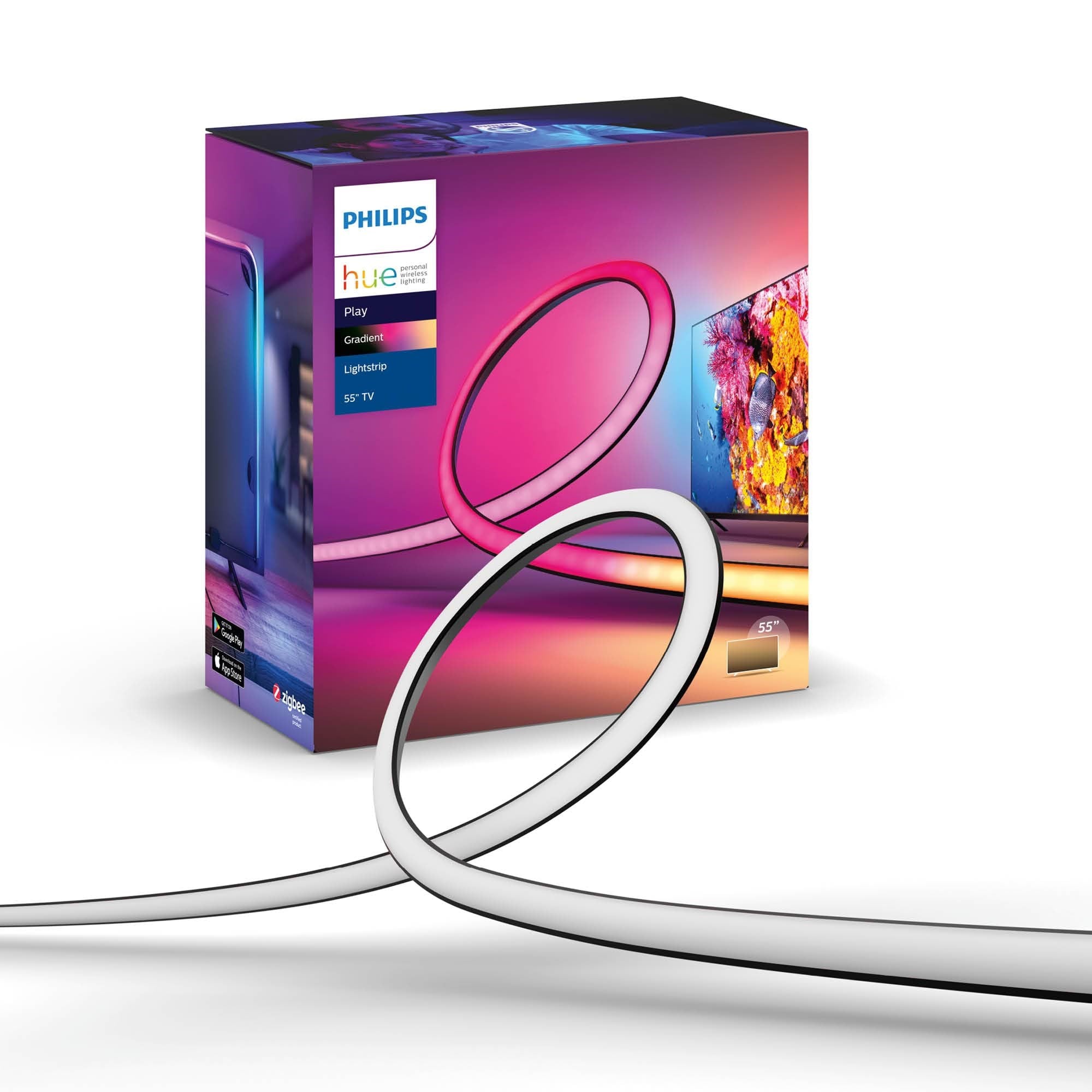 Philips Hue Play Gradient Lightstrip TV 55" - Smart Home